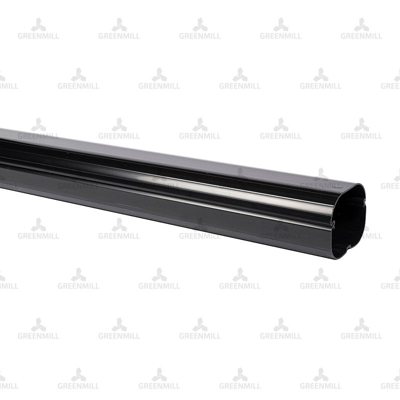 Black Inaba Denko Slimduct Trunking 75mm (3