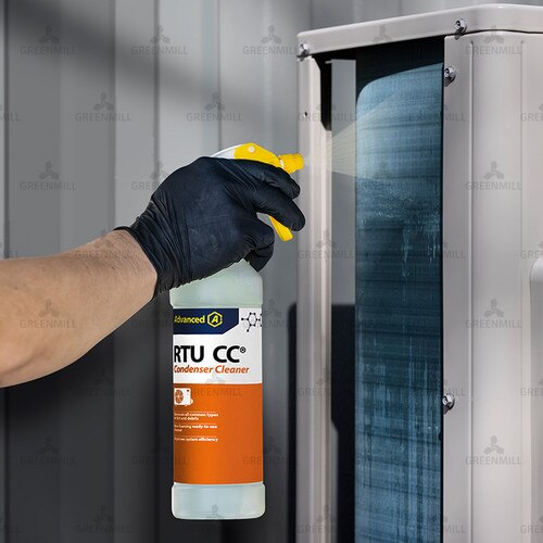 Condensor Cleaner Red 1ltr RTU condenser cleaner