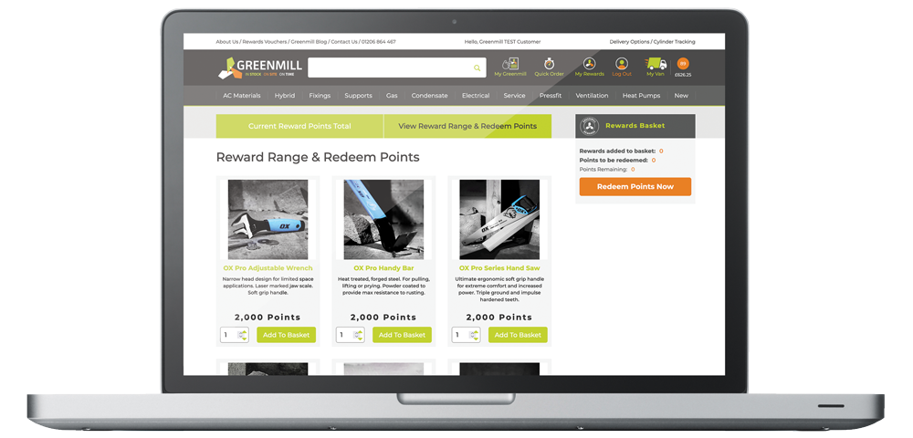 Go to the MyRewards